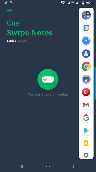 Edge Side Bar - App Shortcuts - Image screenshot of android app