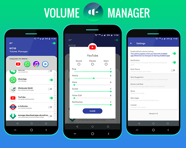 Volume Control per app - Image screenshot of android app