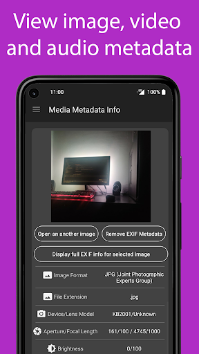 Media Metadata Info: EXIF Info - عکس برنامه موبایلی اندروید