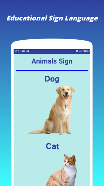 Educational Sign Language - Image screenshot of android app