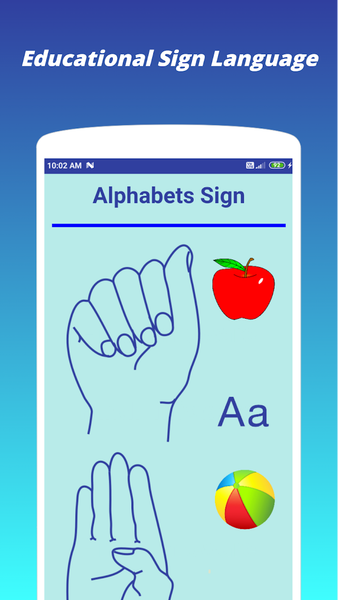 Educational Sign Language - Image screenshot of android app