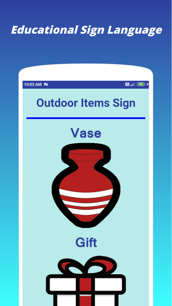Educational Sign Language - Image screenshot of android app