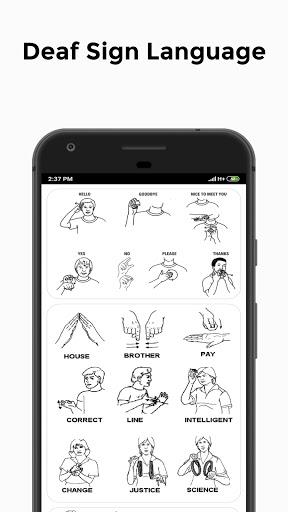Deaf Sign Language - Image screenshot of android app