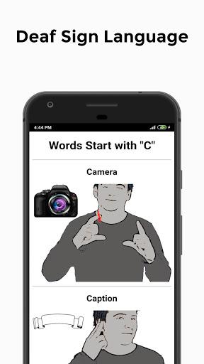 Deaf Sign Language - Image screenshot of android app