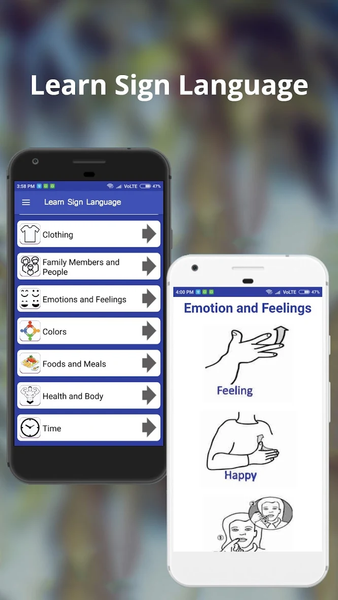 Learn Deaf People Signs - Image screenshot of android app