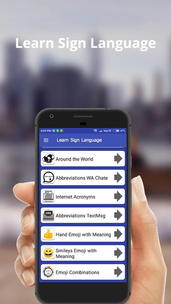 Learn Deaf People Signs - Image screenshot of android app