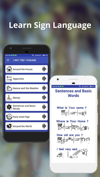 Learn Deaf People Signs - Image screenshot of android app