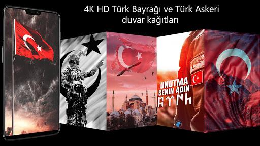 Turkish Flag Wallpapers 4K HD - Image screenshot of android app