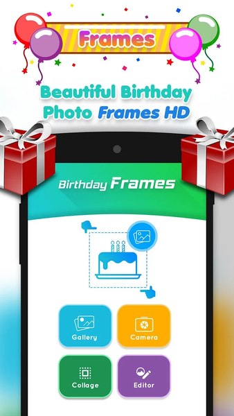 Birthday Photo Frame - عکس برنامه موبایلی اندروید