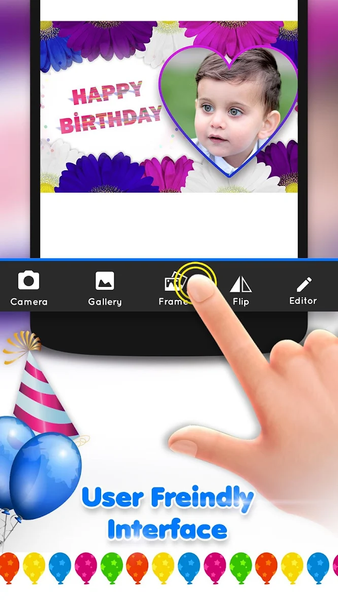 Birthday Photo Frame - Image screenshot of android app
