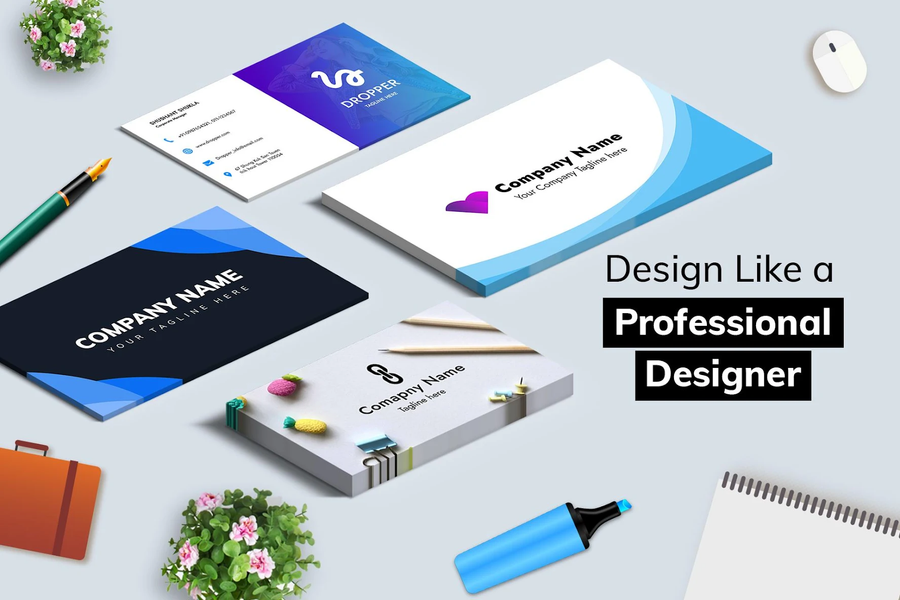 Digital Business Card Maker - عکس برنامه موبایلی اندروید