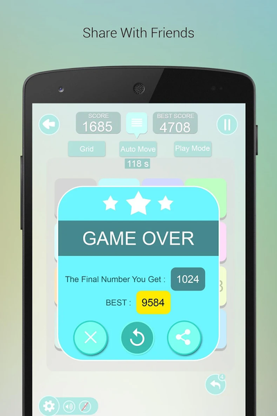 ۲۰۴۸ - Merge Block Puzzle - عکس برنامه موبایلی اندروید