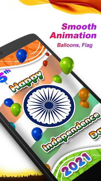 Indian Flag Live Wallpaper - عکس برنامه موبایلی اندروید