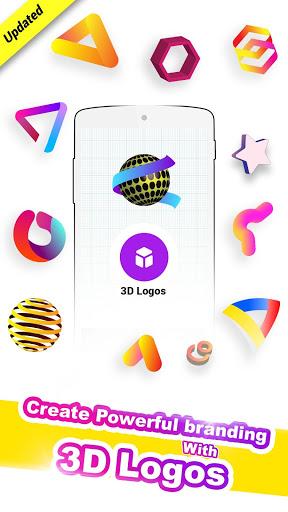 Logo Maker - Create 3D Logos - عکس برنامه موبایلی اندروید