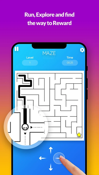 Maze - Mazes Puzzle & more - Gameplay image of android game