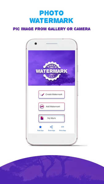 Watermark On Photo - Image screenshot of android app