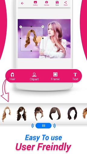 Women Hair Style Photo Editor - Image screenshot of android app