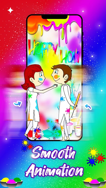 Happy Holi Live Wallpaper - عکس برنامه موبایلی اندروید