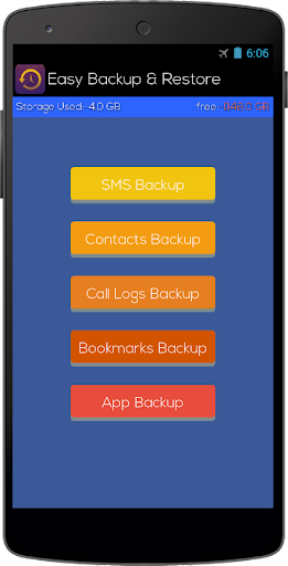 Easy Backup & Restore - Image screenshot of android app