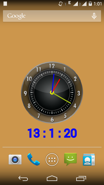 Clock Live Wallpaper - Image screenshot of android app