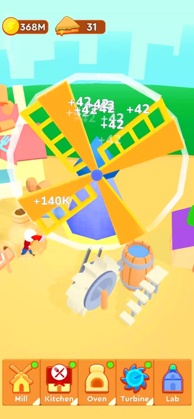 Idle Wind Mill: Tapping games - عکس بازی موبایلی اندروید