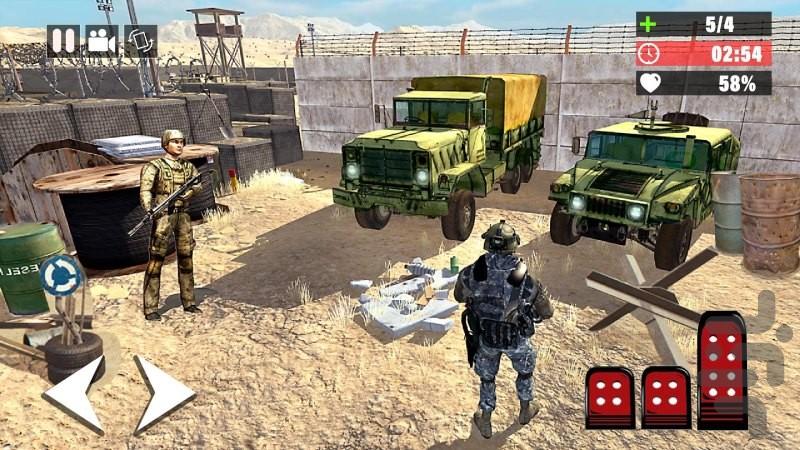 بازی ماشین نظامی : بازی جدید - عکس بازی موبایلی اندروید