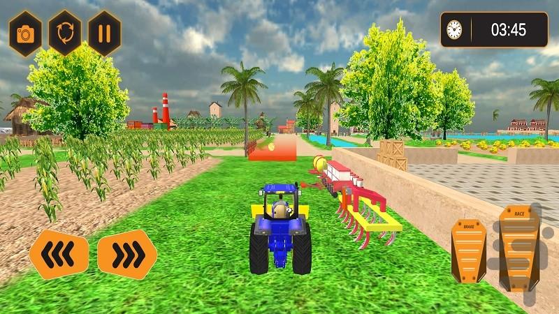 ماشین بازی مزرعه : بازی جدید - عکس بازی موبایلی اندروید