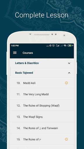 Learn Quran Tajwid - Image screenshot of android app