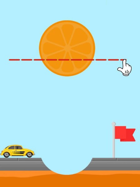 Slice to Save Car - Gameplay image of android game