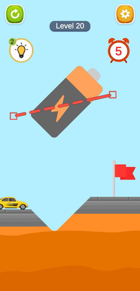 Slice to Save Car - Gameplay image of android game