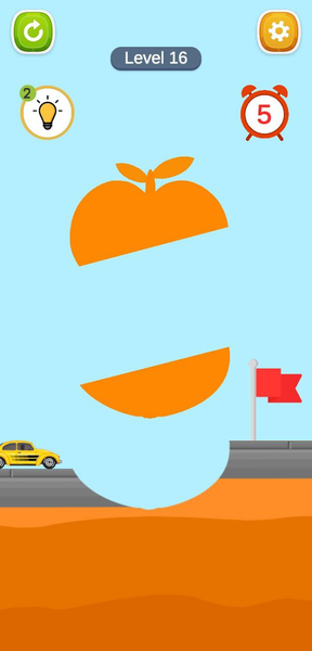 Slice to Save Car - Gameplay image of android game