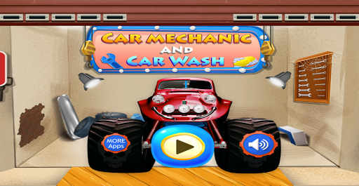 Car Mechanic And Car Wash Game - Gameplay image of android game