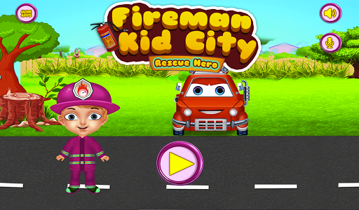 Fireman Games City Rescue Hero - Gameplay image of android game