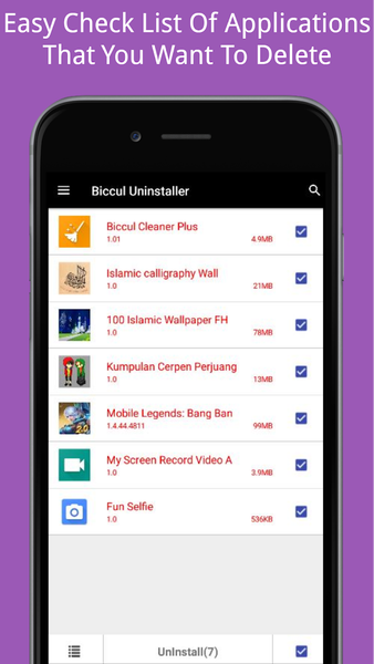 Easy App Remover - عکس برنامه موبایلی اندروید