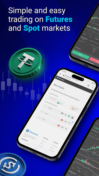 Biconomy-Buy Bitcoin & Crypto - عکس برنامه موبایلی اندروید