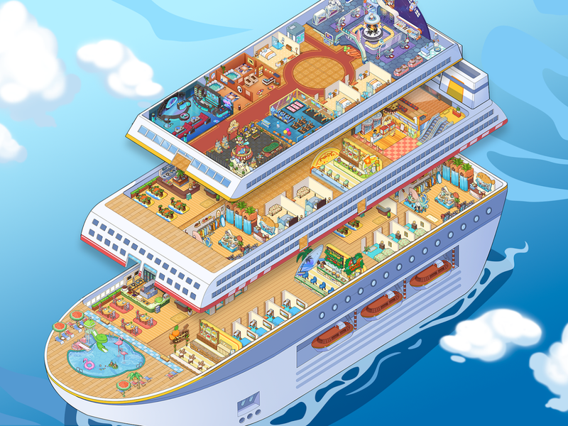 My Cruise: Idle ship Tycoon - Gameplay image of android game
