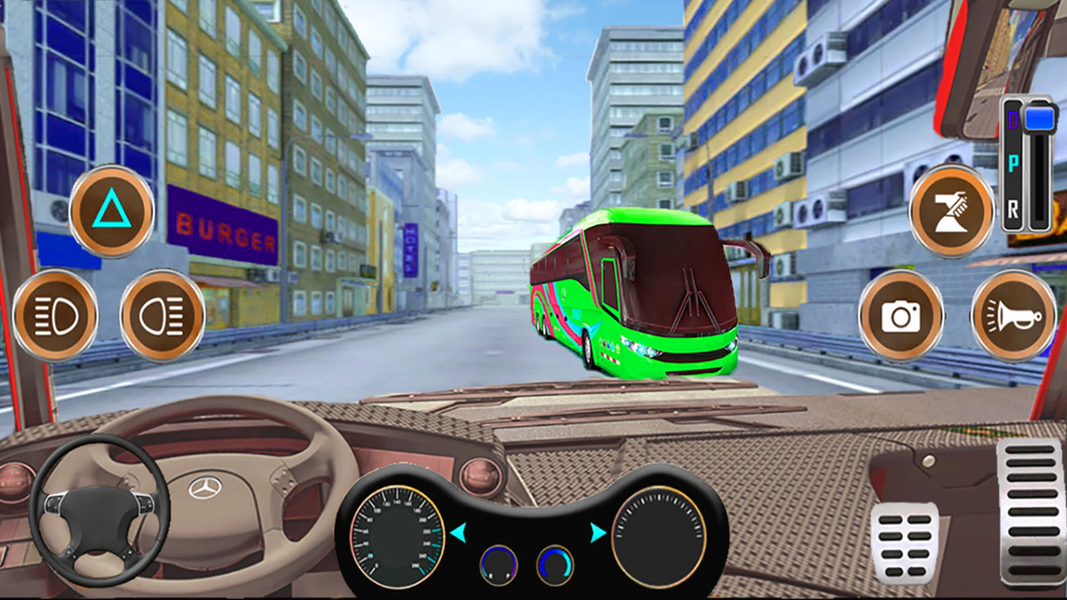 Bus Simulator: Bus Games 2024 - Gameplay image of android game
