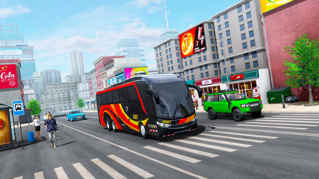 Bus Simulator: Bus Games 2024 - Gameplay image of android game