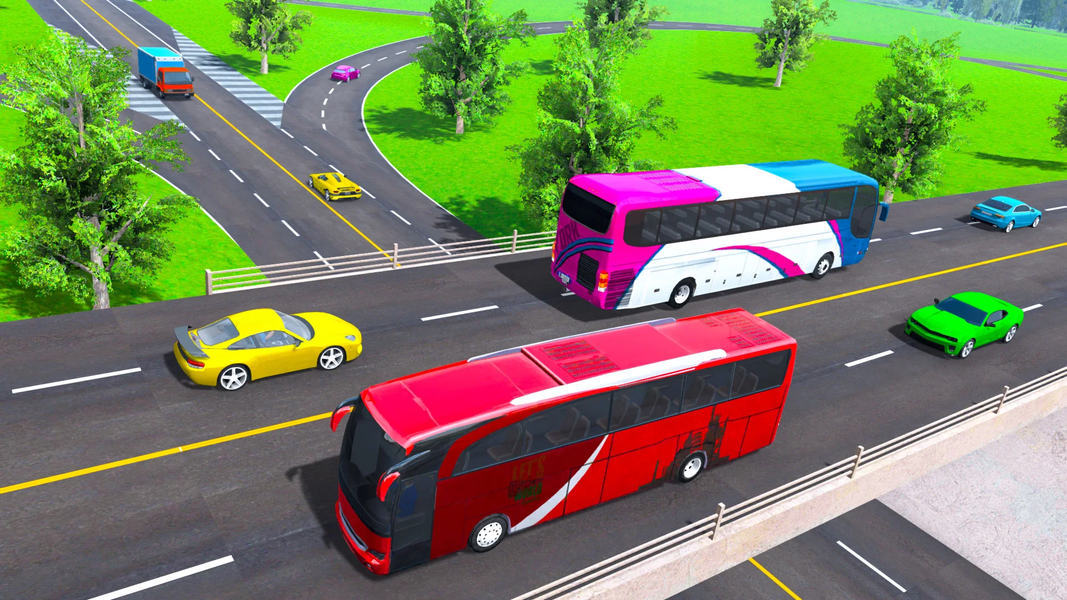 Bus Simulator: Bus Games 2024 - Gameplay image of android game