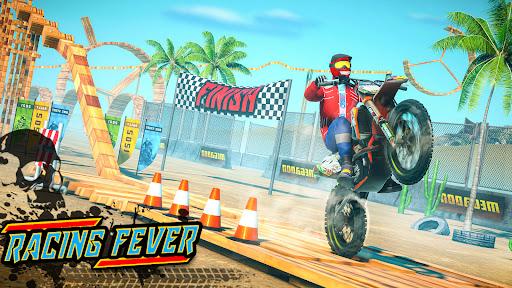 Bike Stunts Race Bike Games 3D - Gameplay image of android game