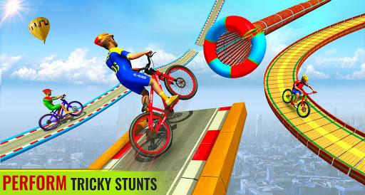 BMX Freestyle Stunt Cycle Race - Gameplay image of android game