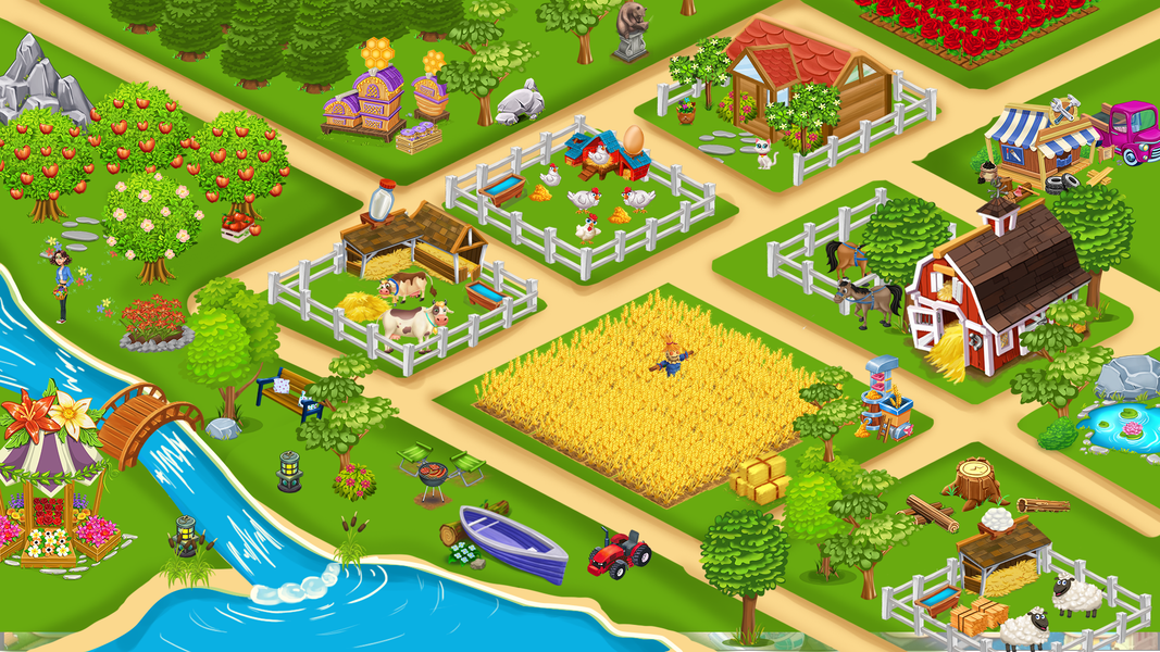 Farm Garden City Offline Farm - Image screenshot of android app