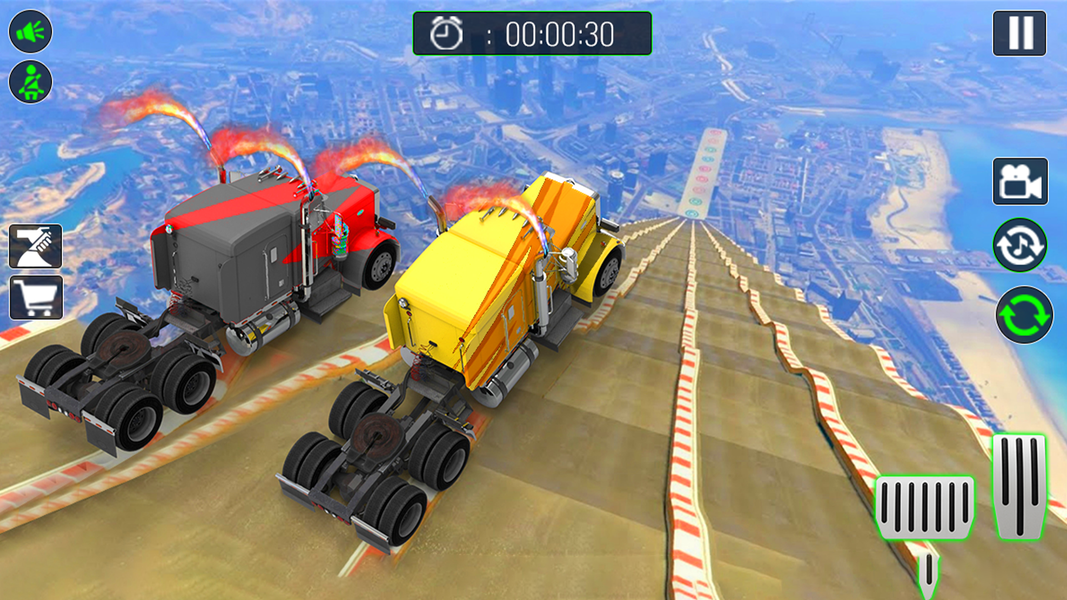 GT Monster Truck Ramp Stunts - Gameplay image of android game