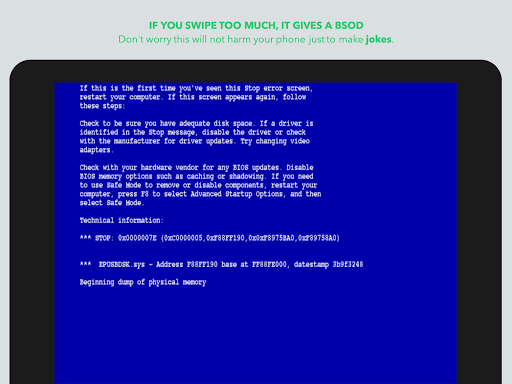 Blue Screen of Death Errors - عکس برنامه موبایلی اندروید