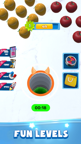 Attack Hole: Collect Food - عکس برنامه موبایلی اندروید