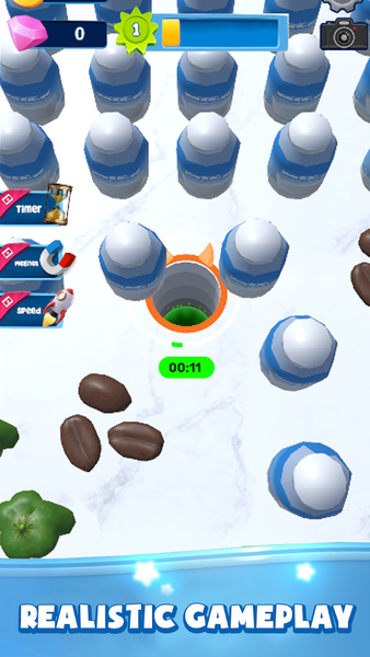 Attack Hole: Collect Food - عکس برنامه موبایلی اندروید