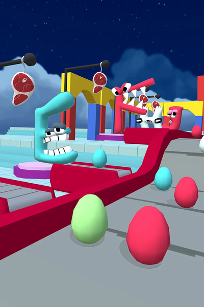 Alphabet Egg Farm: Idle Tycoon - Gameplay image of android game