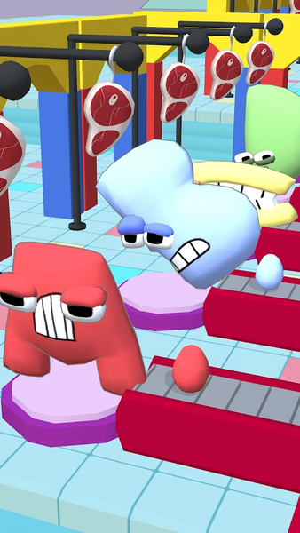 Alphabet Egg Farm: Idle Tycoon - Gameplay image of android game
