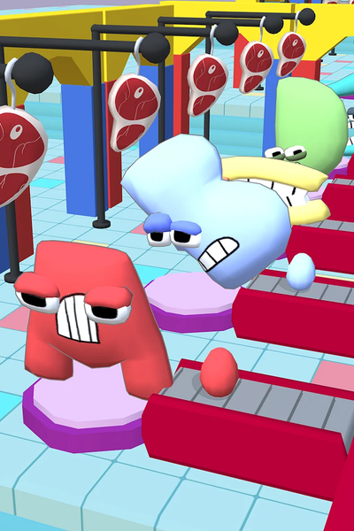 Alphabet Egg Farm: Idle Tycoon - Gameplay image of android game