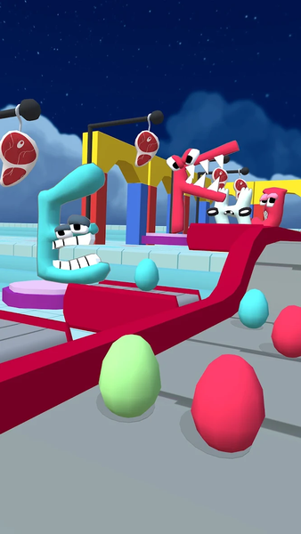 Alphabet Egg Farm: Idle Tycoon - Gameplay image of android game